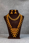 Pierced Gold Bead Cascade Antique Haram Set