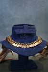 Green Stone Coin Collar Kemp Necklace