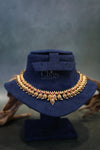 Ruby Mango Centre Drop Kemp Necklace