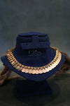 Pink Pavazhamalli Green Stone Kemp Necklace