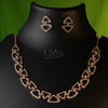 Syrah Diamond Crush Necklace Set – Modern, Sleek & Sophisticated