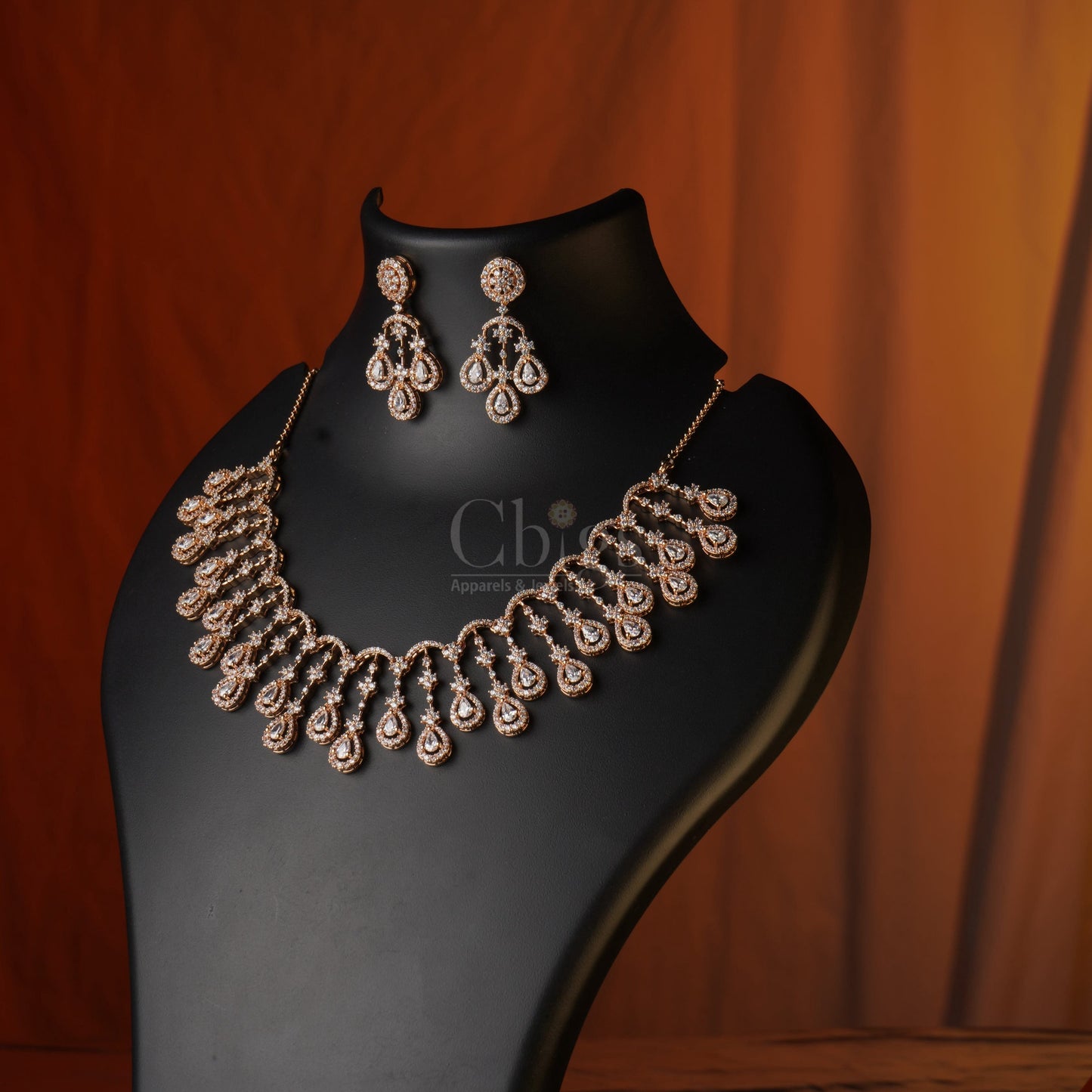 Neha Diamond Crush Statement Neckpiece – Drape Yourself in Radiance