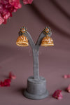 Temple Dome Pearl Antique Jhimki