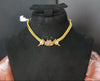 Ruby Lotus Peacock Antique Necklace