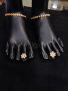 Crystal Blossom Toe Ring - Adjustable (Single)