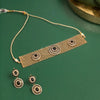 Antique Wide Onyx Choker Set
