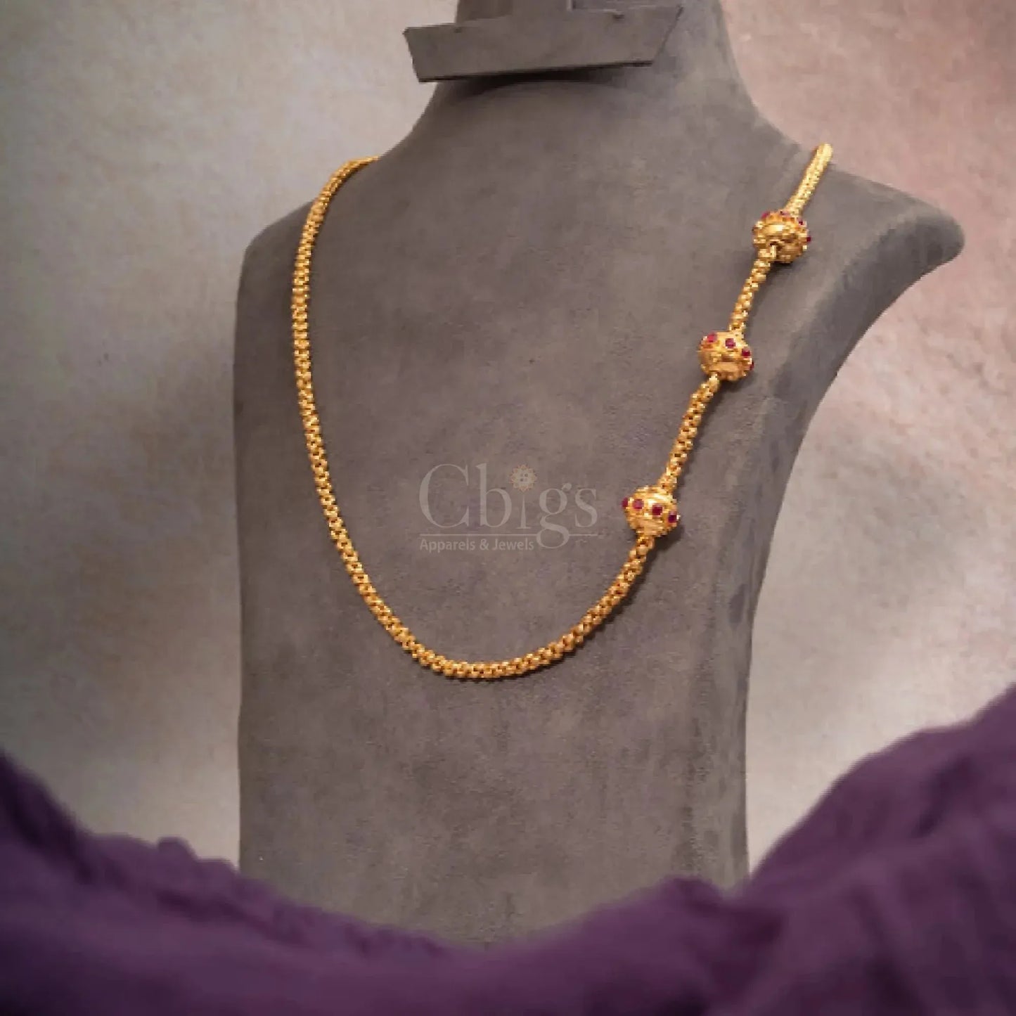 Golden Legacy Mugappu chain