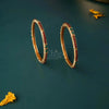 Ruby-Emerald Antique Slim Bangles – Size 2.8 (Pair)