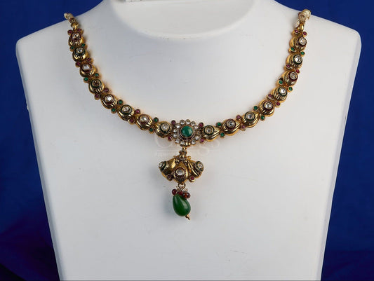 Emerald Drop Floral Antique Set