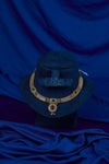 Antique Ruby Emerald Kundan Medallion Collar
