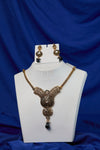 Antique Black Kundan Cascade Medallion Set