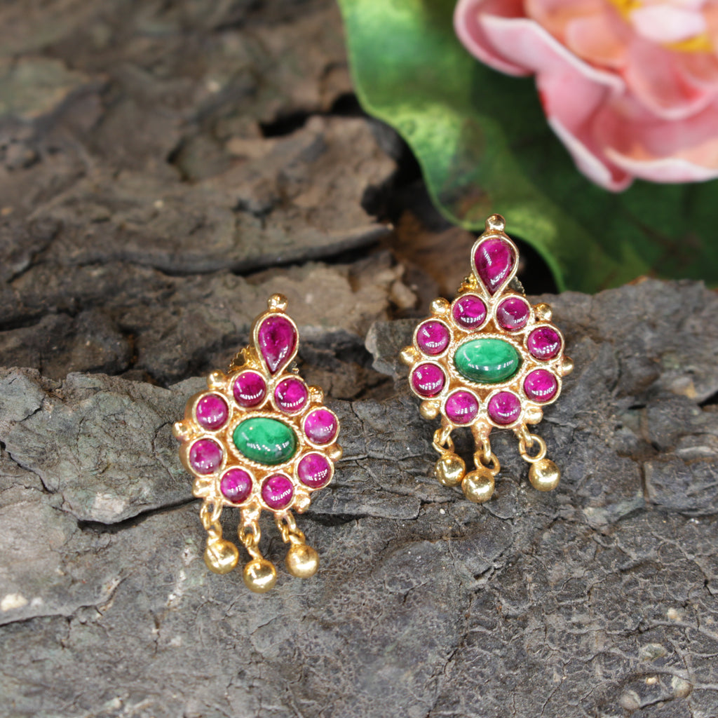 Ramyam Kemp Earrings – Red Edition