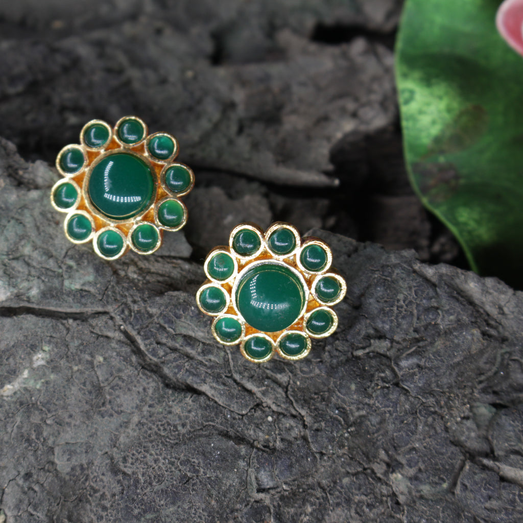 Gamya Kemp Earrings – Green Edition