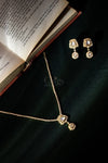 Kundan Clover Diamond Crush Necklace Set
