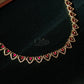 Ruby Heartline Diamond Crush Necklace Set