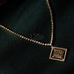 Square Filigree Diamond Crush Necklace Set
