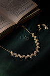 Pear Bloom Cascade Diamond Crush Necklace Set