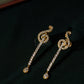 Loop Tassel Diamond Crush Necklace Set