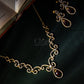 Ruby Scroll Vine Diamond Crush Necklace Set