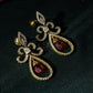 Ruby Scroll Vine Diamond Crush Necklace Set