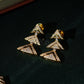 Fan Crest Diamond Crush Necklace Set