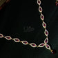 Ruby Marquise Drop Diamond Crush Necklace Set