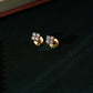 Square Drop Lariat Diamond Crush Necklace Set