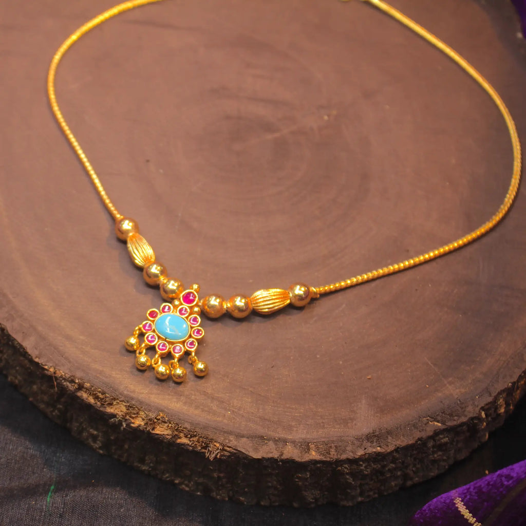 Ashi Necklace – Turquoise & Kemp Everyday Elegance