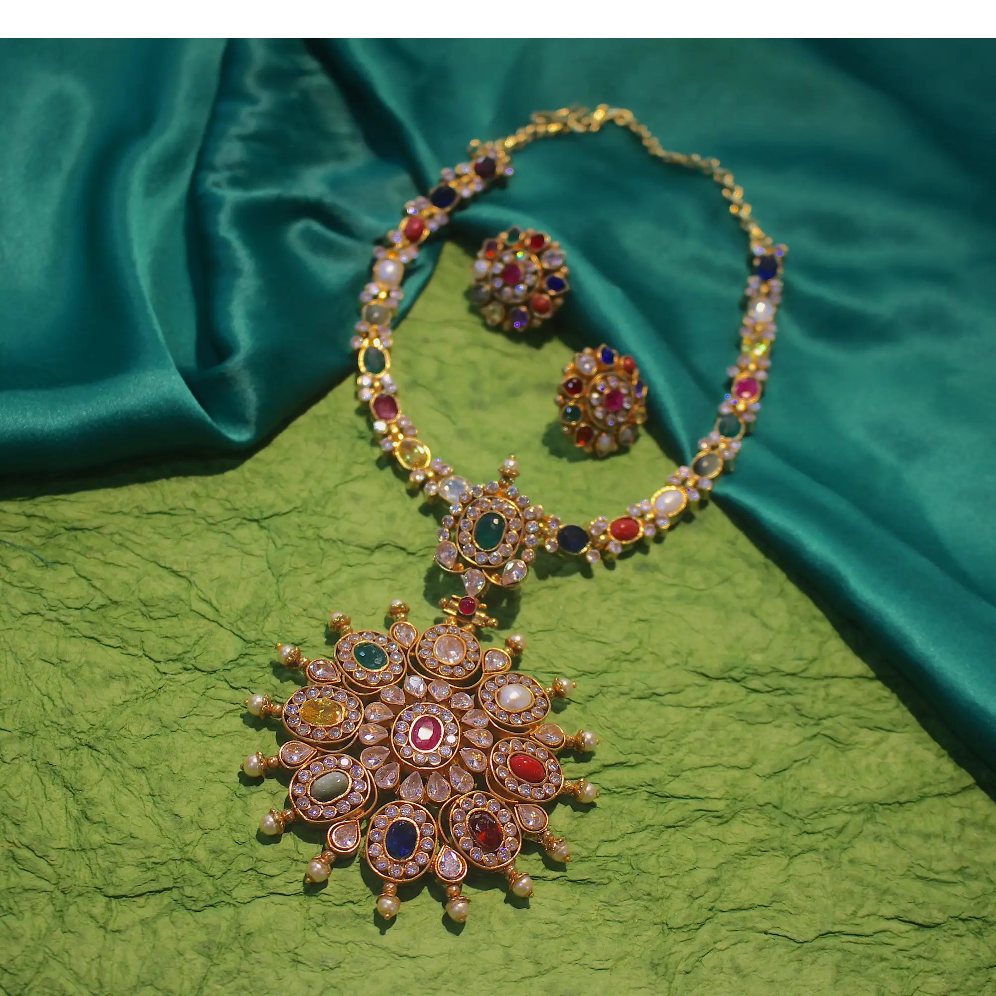 Spoorthi Necklace Set – 2-in-1 Design with Detachable (Necklace  Only)