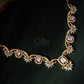Temple Pyramid Collar Diamond Crush Necklace Set