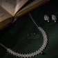 Crystal Box Floral Diamond Crush Necklace Set