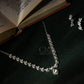 Moonlit Paisley Diamond Crush Necklace Set