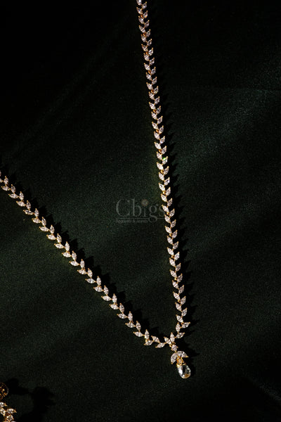 Crystal Dewdrop Diamond Crush Haram Set
