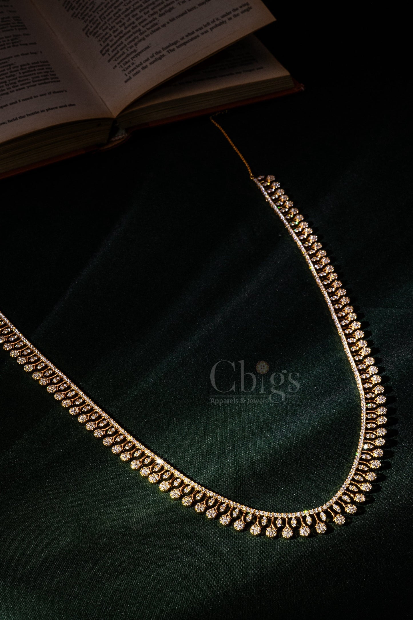 Luxe Dewdrop Diamond Crush Haram Set