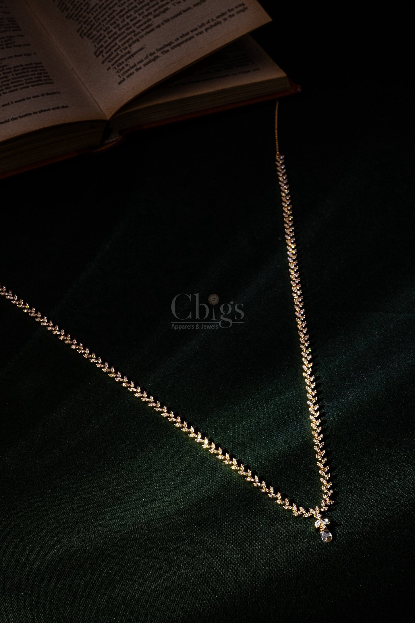 Crystal Bloom Diamond Crush Haram Set