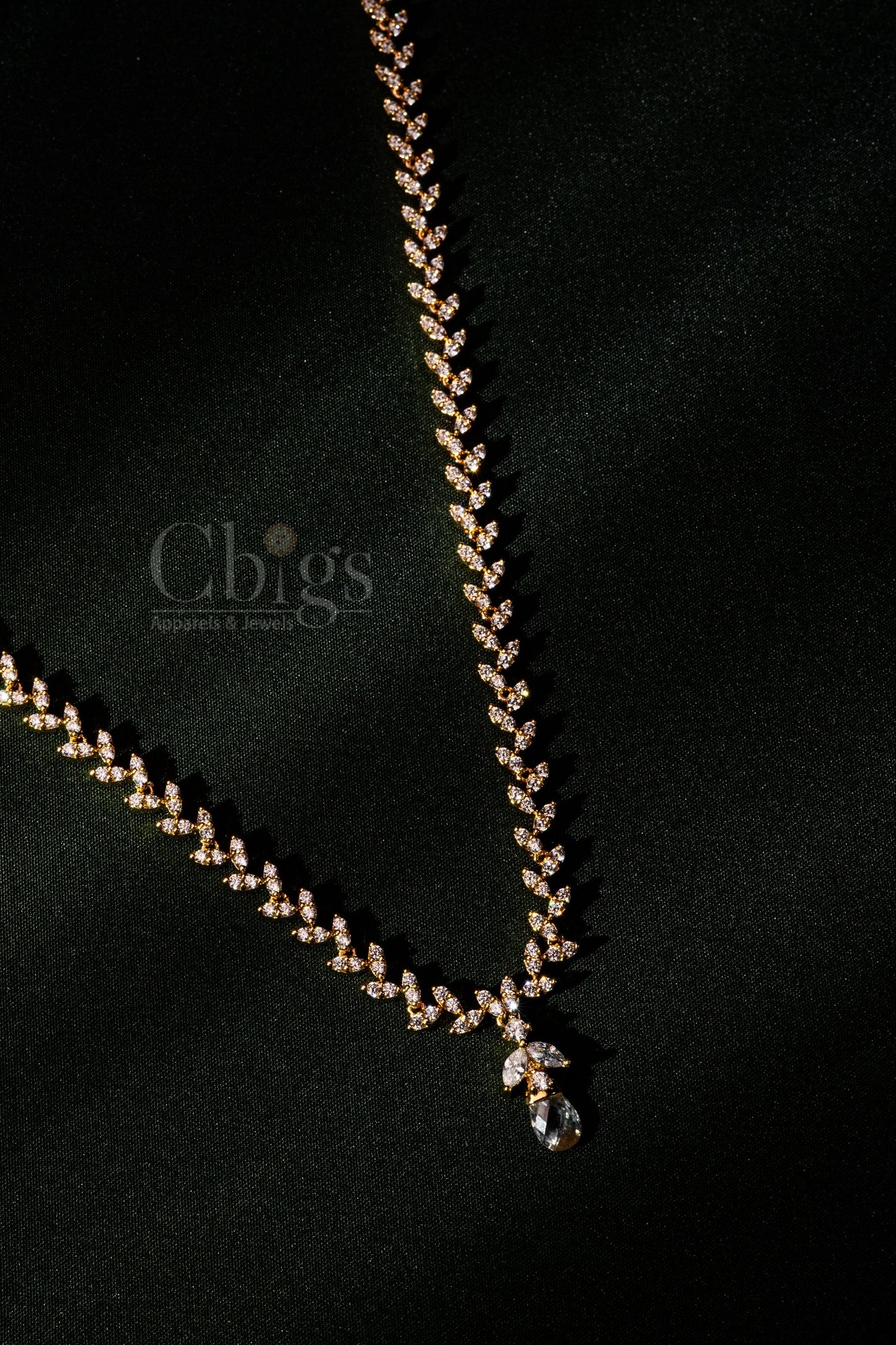 Crystal Bloom Diamond Crush Haram Set