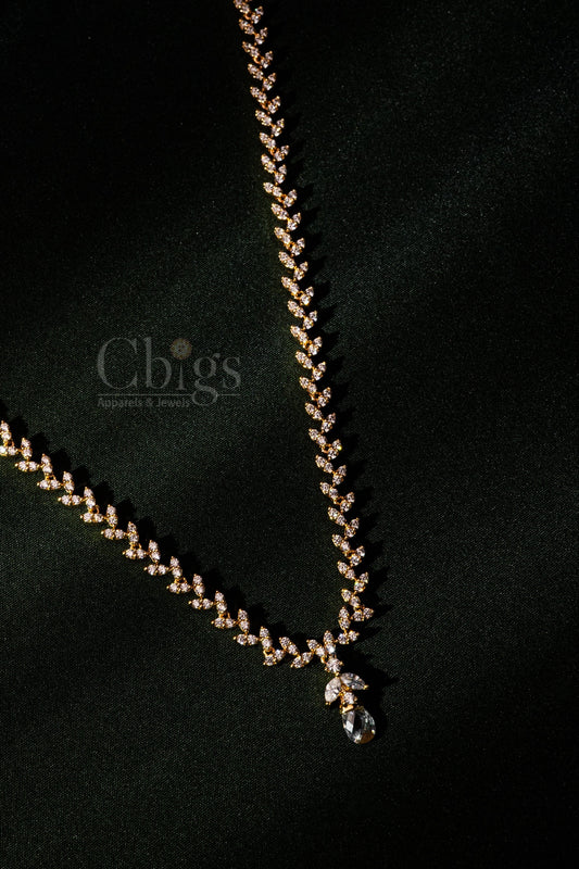 Crystal Bloom Diamond Crush Haram Set