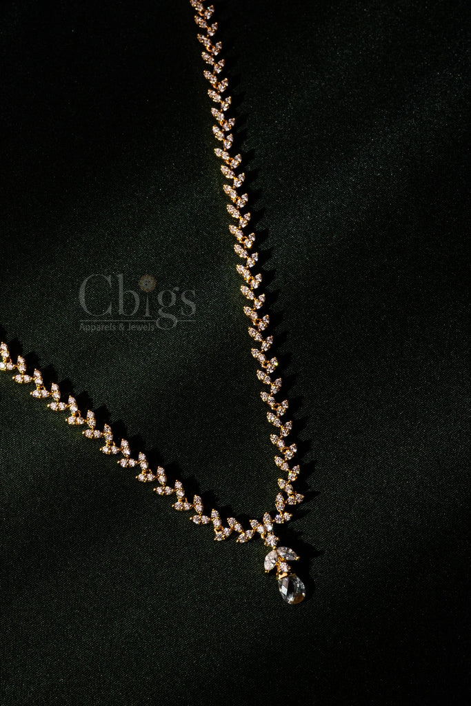 Crystal Bloom Diamond Crush Haram Set