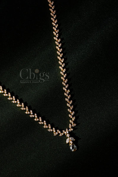 Crystal Bloom Diamond Crush Haram Set