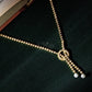 Pearl Drop Stream Diamond Crush Necklace Set