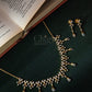 Crystal Vine Drop Diamond Crush Necklace Set