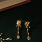 Crystal Vine Drop Diamond Crush Necklace Set