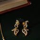 Golden Leaf Trail Diamond Crush Necklace Set