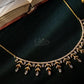 Crystal Sprig Diamond Crush Necklace Set