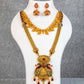 Twin Peacock Lakshmi Grand Antique Haram Set