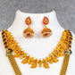 Twin Peacock Lakshmi Grand Antique Haram Set