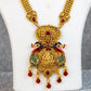 Twin Peacock Lakshmi Grand Antique Haram Set