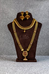 Antique Kundan Jhumka Multi Strand Layered Set