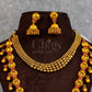 Pierced Gold Bead Cascade Antique Haram Set