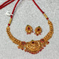Ruby Gaja Devi Antique Necklace Set